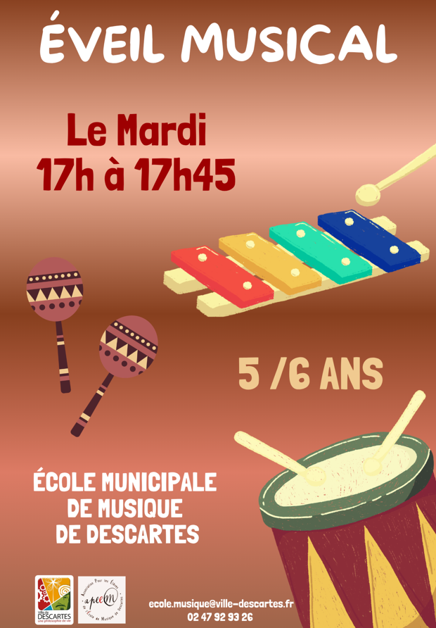Ecole de musique de Descartes - Eveil musical
